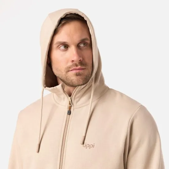 Poleron Hombre Ulmo Hoody Sweatshirt Beige Lippi - Imagen 5