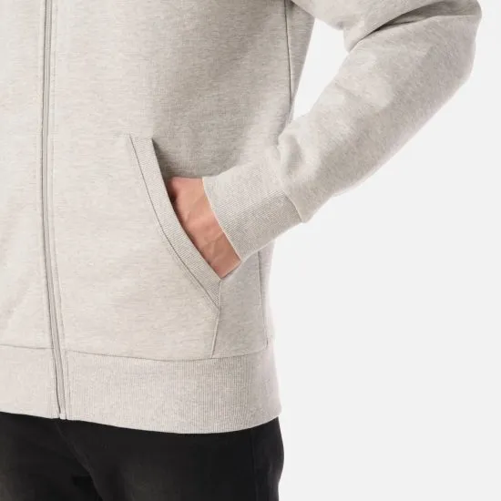 Poleron Hombre Ulmo Full Zip Hoody Sweatshirt Gris Melange Lippi - Imagen 5