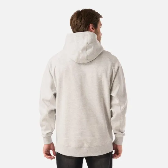 Poleron Hombre Insigne Hoody Sweatshirt Front Print Gris Melange Lippi - Imagen 7