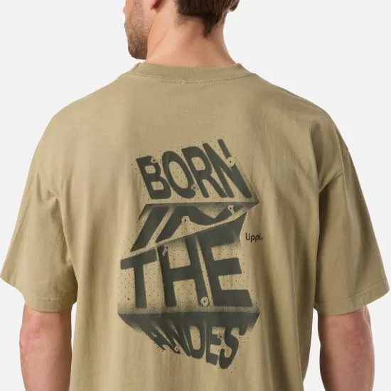 Polera Hombre M Boulder T-Shirt Verde Oliva Lippi - Imagen 5