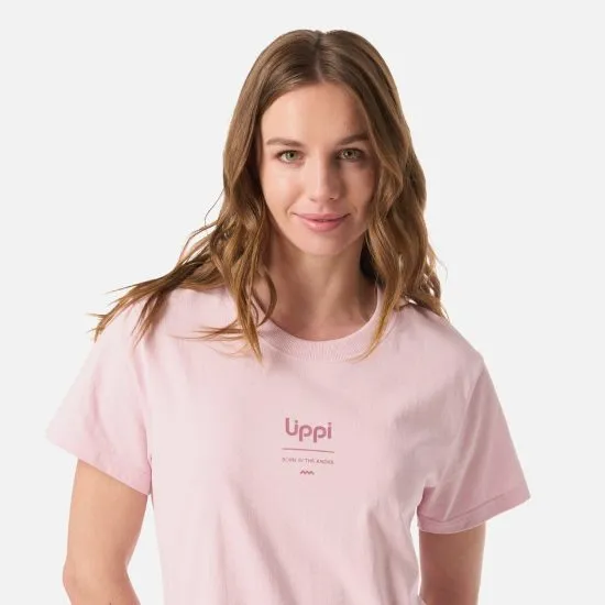 Polera Mujer  Ulmo Mid Point T-Shirt Rosa Claro  Lippi - Imagen 6