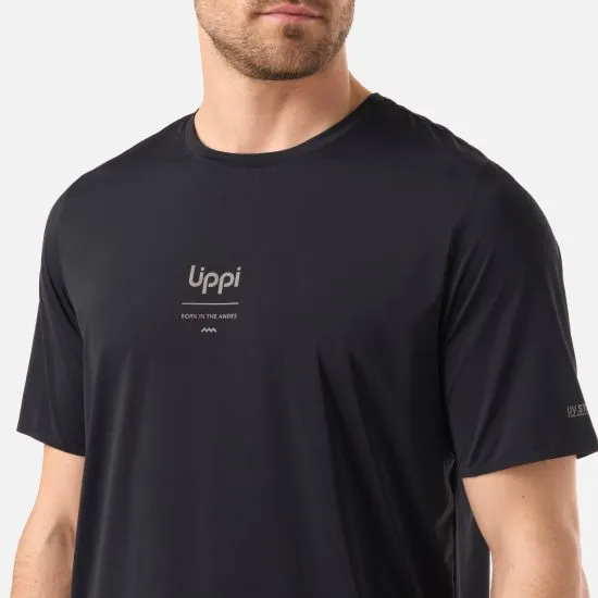 Polera Hombre M Air Q-Dry T-Shirt Negro Lippi - Imagen 6