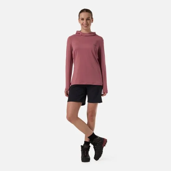 Polera Mujer W Sun Protection T-Shirt Rosa Oscuro Lippi - Imagen 7
