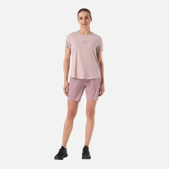 Polera Mujer W Air Q-Dry T-Shirt Malva Lippi - Imagen 5