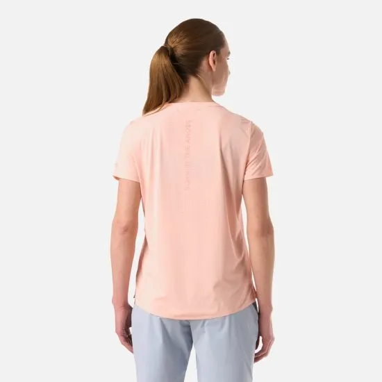 Polera Mujer W Air Q-Dry T-Shirt Coral Lippi - Imagen 6