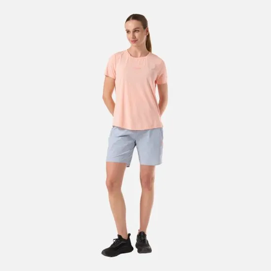 Polera Mujer W Air Q-Dry T-Shirt Coral Lippi - Imagen 7