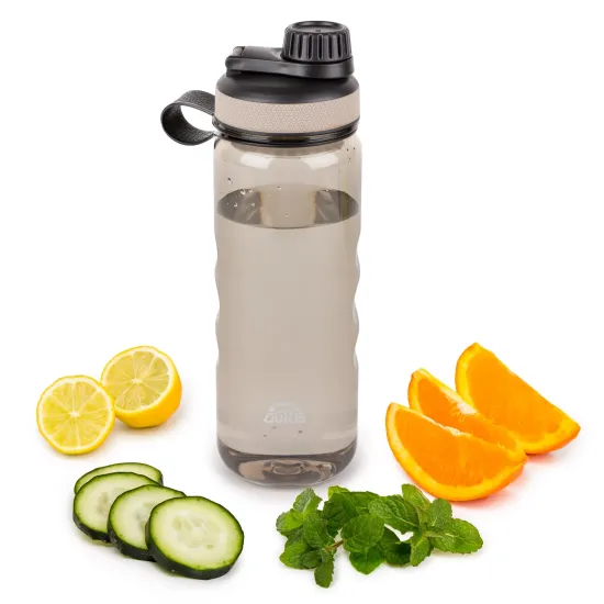 Botella Hydro Tritan Max Grey 1L Doite - Imagen 2