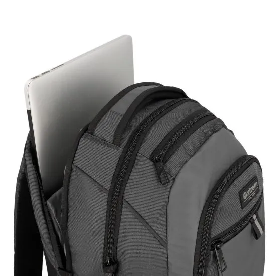 Mochila para notebook 15" Brooklyn gris Xtrem - Imagen 2