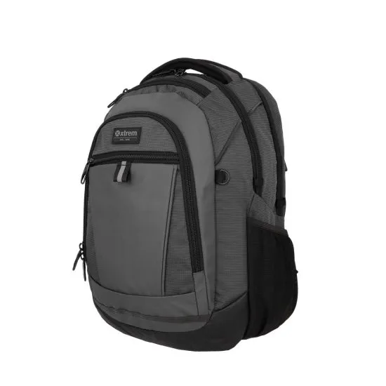 Mochila para notebook 15" Brooklyn gris Xtrem - Imagen 11