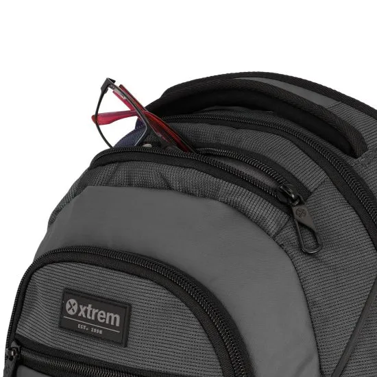 Mochila para notebook 15" Brooklyn gris Xtrem - Imagen 12