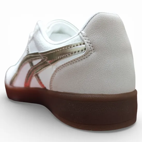 Zapatilla Urbana Mujer Blanca Plataforma Baja Everix - Imagen 5