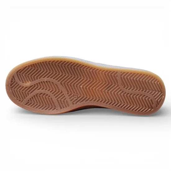 Zapatilla Mujer Negra Franjas Blancas Suela Caramelo Everix - Imagen 5