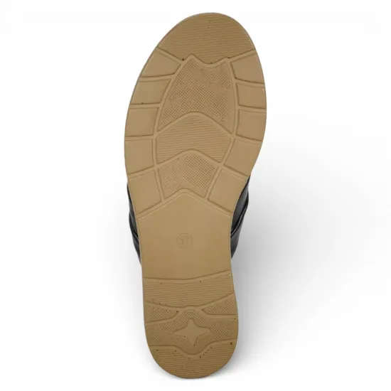 Sandalia Mujer Plataforma Baja Negra Yaimara Begoña - Imagen 6