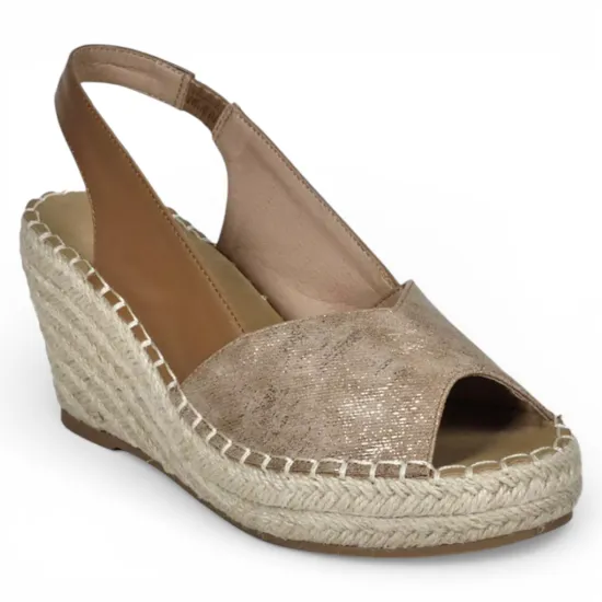 Sandalia Mujer Plataforma Yute Beige Dianela Begoña - Imagen 5