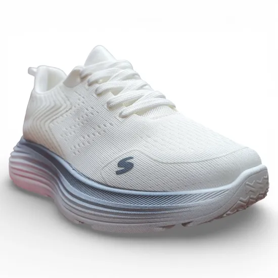 Zapatilla Mujer Blanca Deportiva Malla Plataforma Everix - Imagen 2