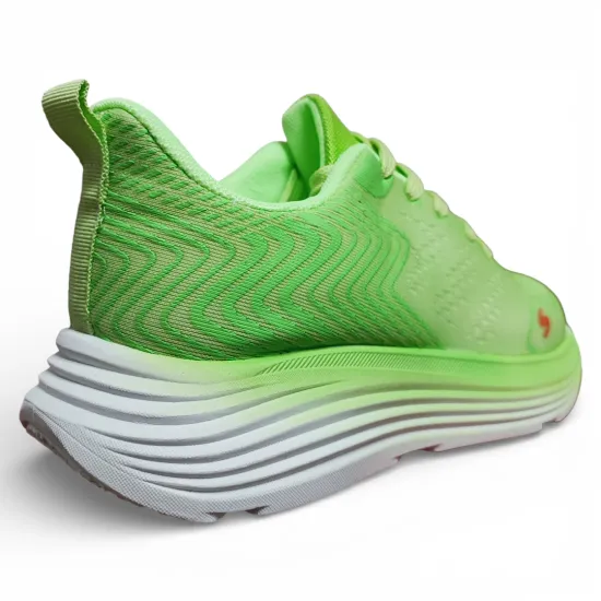 Zapatilla Mujer Verde Deportiva Malla Plataforma Everix - Imagen 2