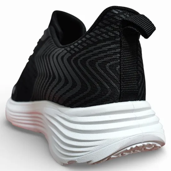 Zapatilla Mujer Negra Malla Deportiva Plataforma Everix - Imagen 6