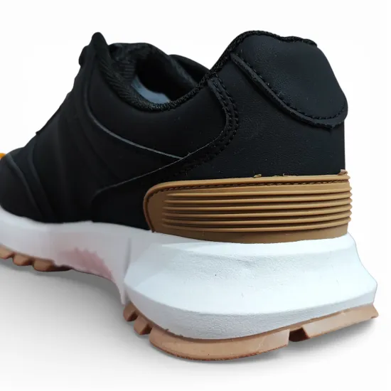 Zapatilla Mujer Negra Urbana Suela Track Everix - Imagen 6