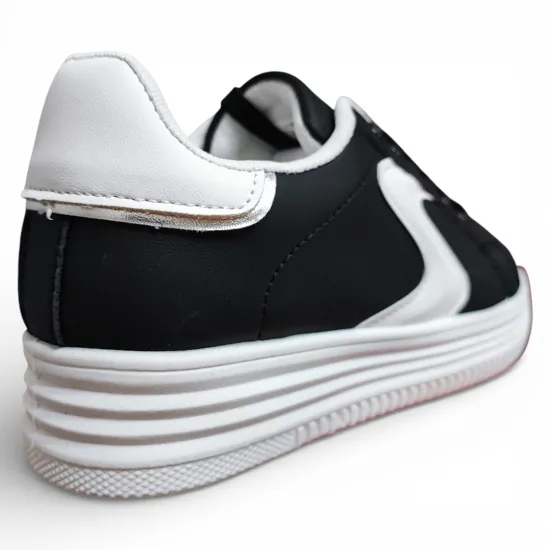 Zapatilla Mujer Negra Plataforma Urbana Everix - Imagen 5