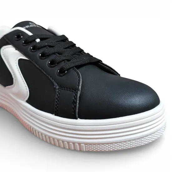 Zapatilla Mujer Negra Plataforma Urbana Everix - Imagen 8