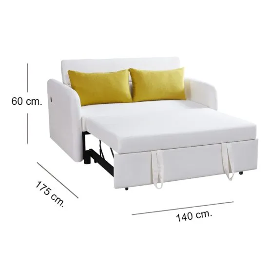 Sofa Cama Beige Desc7 Msa - Imagen 7