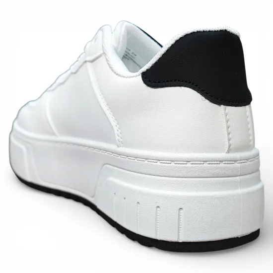 Zapatilla Mujer Blanca Plataforma Urbana Everix - Imagen 7