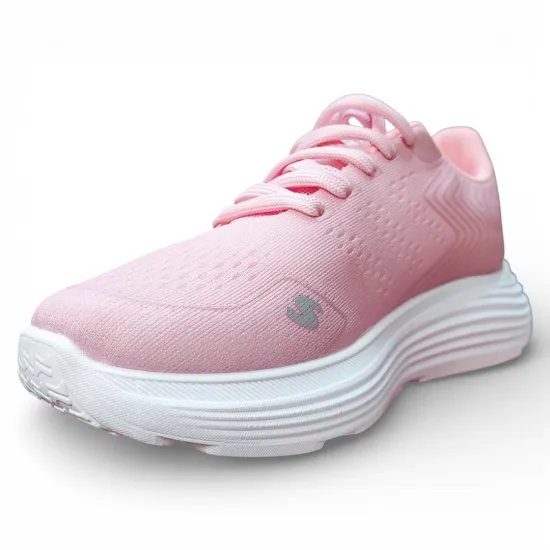 Zapatilla Mujer Rosada Deportiva Malla Everix - Imagen 4