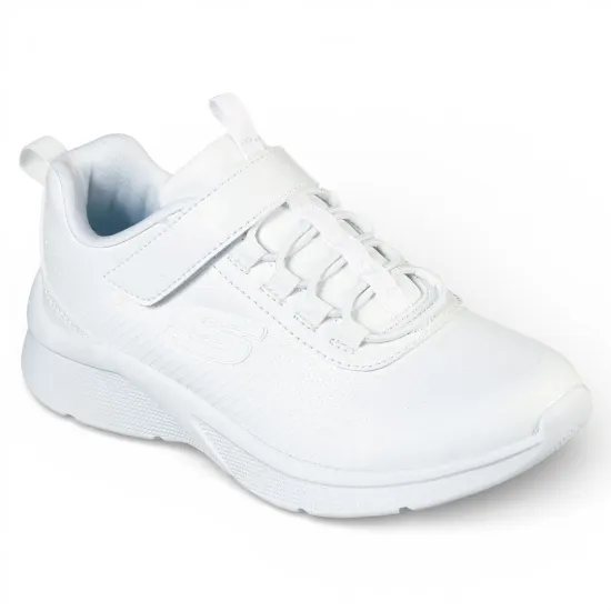 Zapatilla Niña Microspec Classmate Cutie Blanco Skechers - Imagen 3