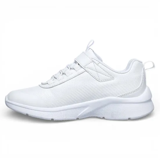 Zapatilla Niña Microspec Classmate Cutie Blanco Skechers - Imagen 4