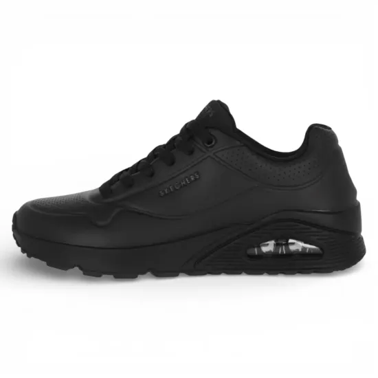 Zapatilla Hombre Uno Night Negro Skechers - Imagen 3