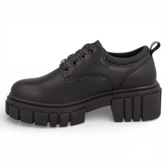 Zapato Plataforma Escolar Chumy Negro Teener - Imagen 3