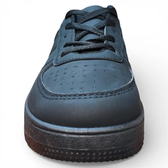 Zapatilla Juvenil Escolar Negro New Walk - Imagen 2