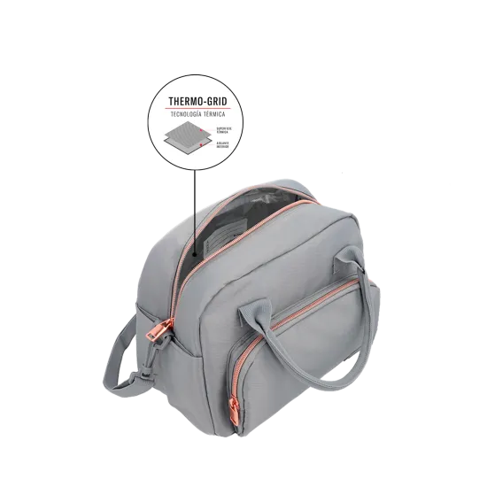 Lonchera Térmica Bayside Gris Xtrem - Imagen 6