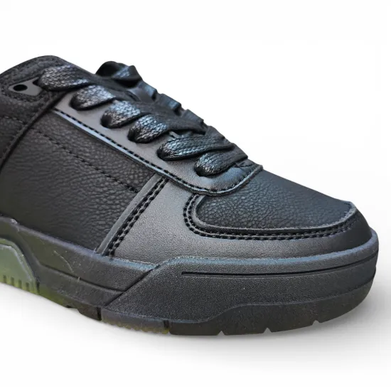 Zapatilla Escolar Juvenil Negro 6021 Teener - Imagen 6