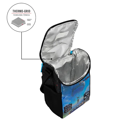 Lonchera térmica Froster Negra Videogame Xtrem - Imagen 7