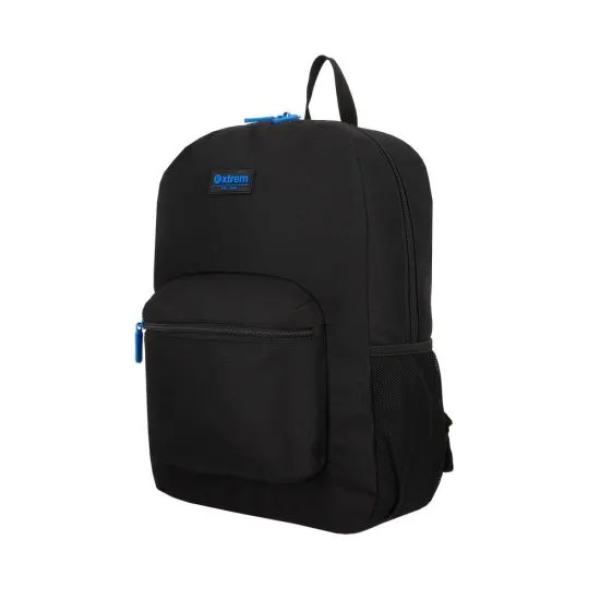 Set mochila + estuche + lonchera Triple Pack negro-azul - Imagen 4