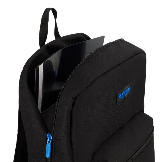 Set mochila + estuche + lonchera Triple Pack negro-azul - Imagen 8