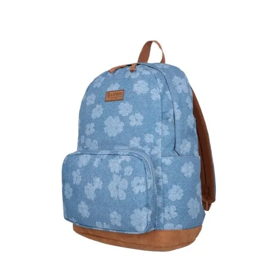 Mochila 15" Pop Flores Azul Xtrem - Imagen 7