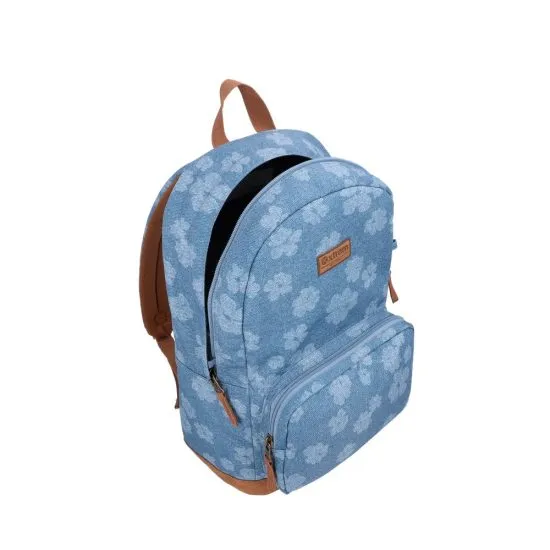 Mochila 15" Pop Flores Azul Xtrem - Imagen 8