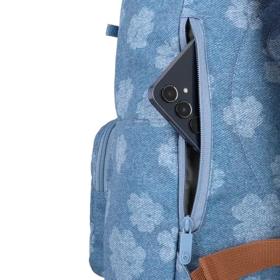 Mochila 15" Pop Flores Azul Xtrem - Imagen 10