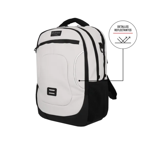 Mochila 16" Gamma Gris Xtrem - Imagen 11