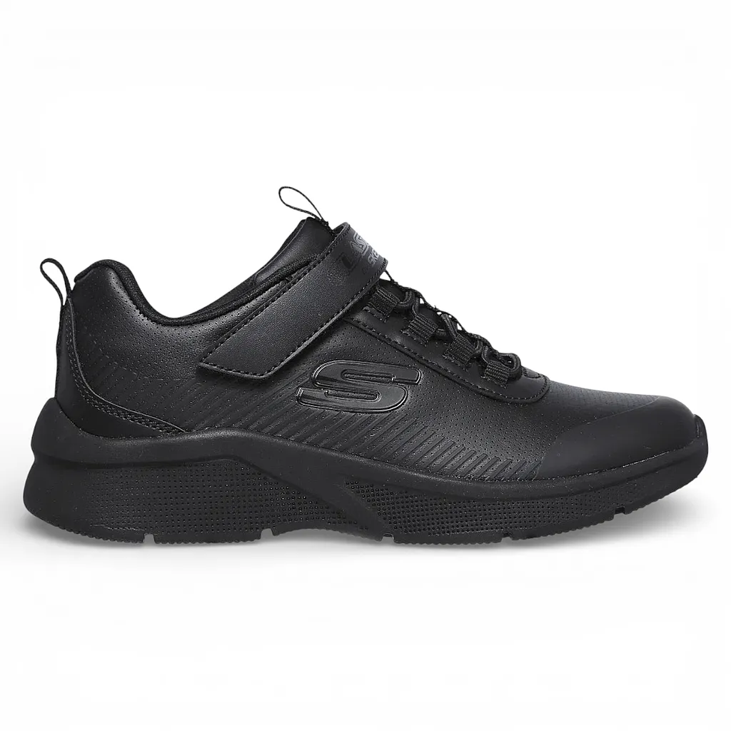 Zapatilla Niña Microspec Classmate Cutie Negro Skechers