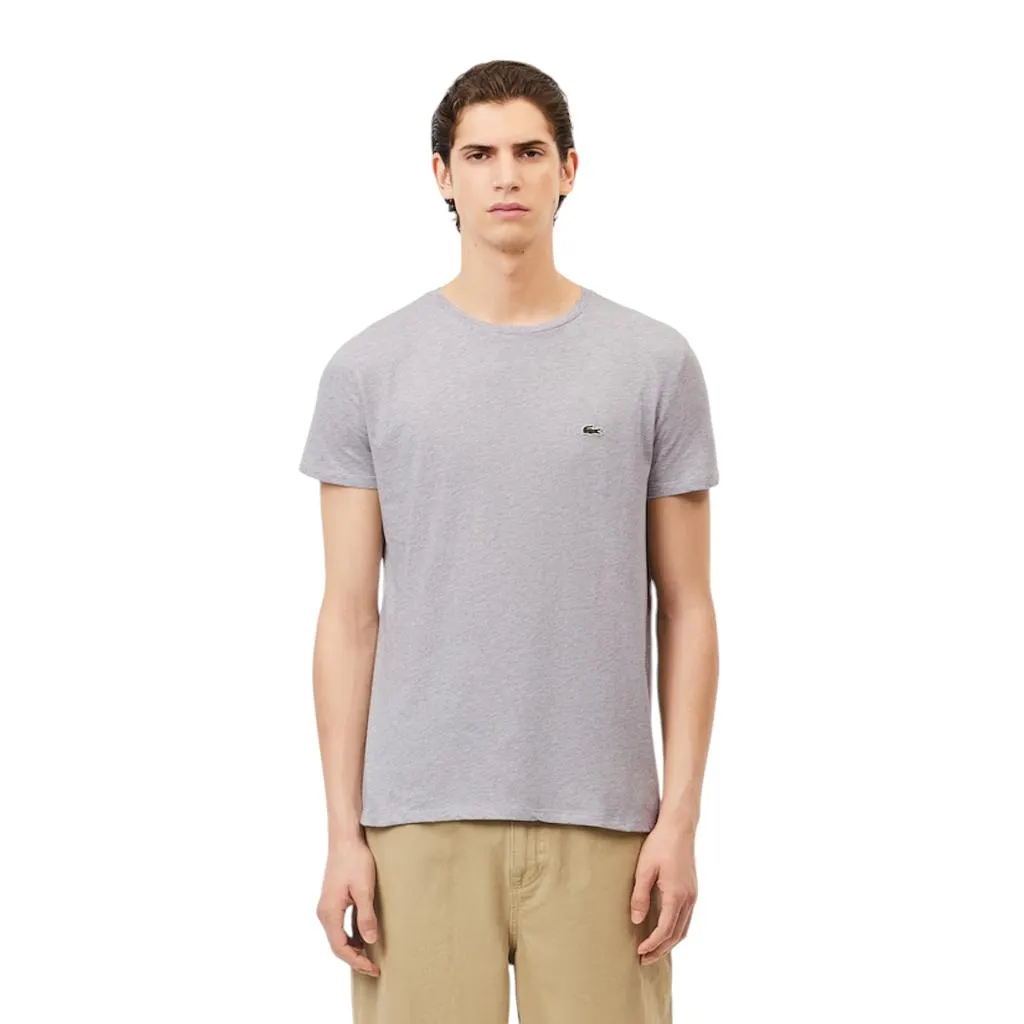 Polera Hombre Gris Clásica Lacoste