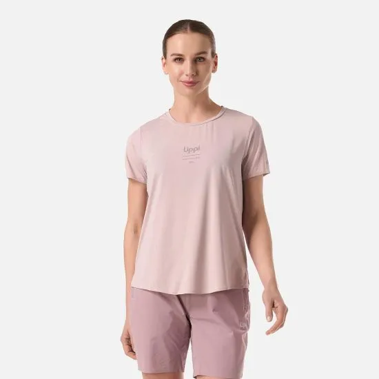 Polera Mujer W Air Q-Dry T-Shirt Malva Lippi