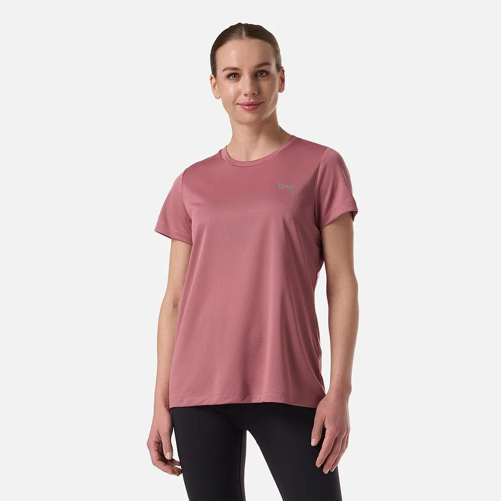 Polera Mujer W Core Q-Dry T-Shirt Rosa Oscuro Lippi