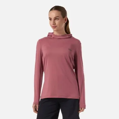 Polera Mujer W Sun Protection T-Shirt Rosa Oscuro Lippi