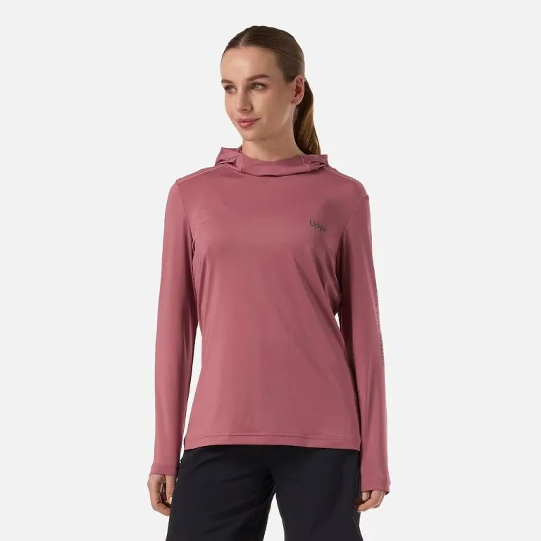 Polera Mujer W Sun Protection T-Shirt Rosa Oscuro Lippi