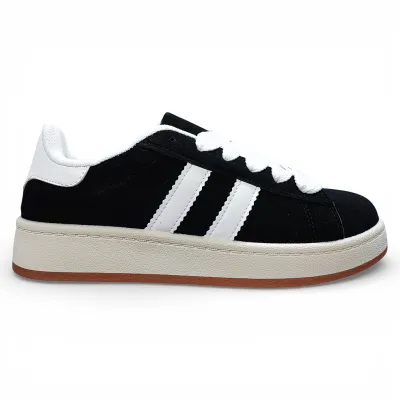 Zapatilla Urbana Mujer White Black Street Classic New Walk