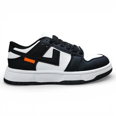 Zapatilla Urbana Mujer White Black Urban Pulse New Walk