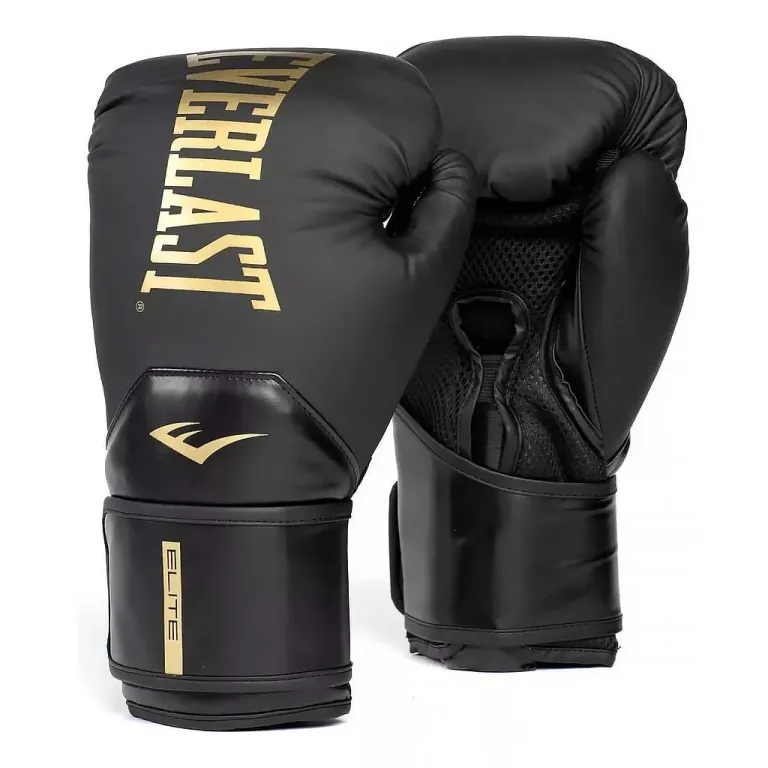 Guante Box Elite 2 Negro/Dorado Everlast